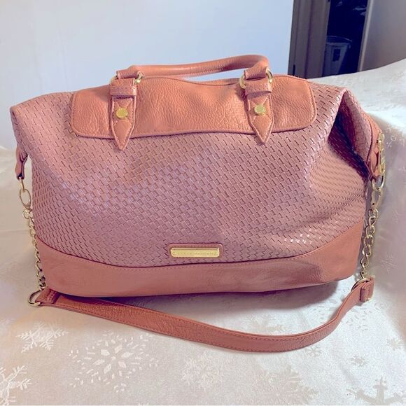 Steve Madden Crossbody Handbag XL Removable Chain Strap NWOT Perfect Gorgeous - Picture 1 of 11